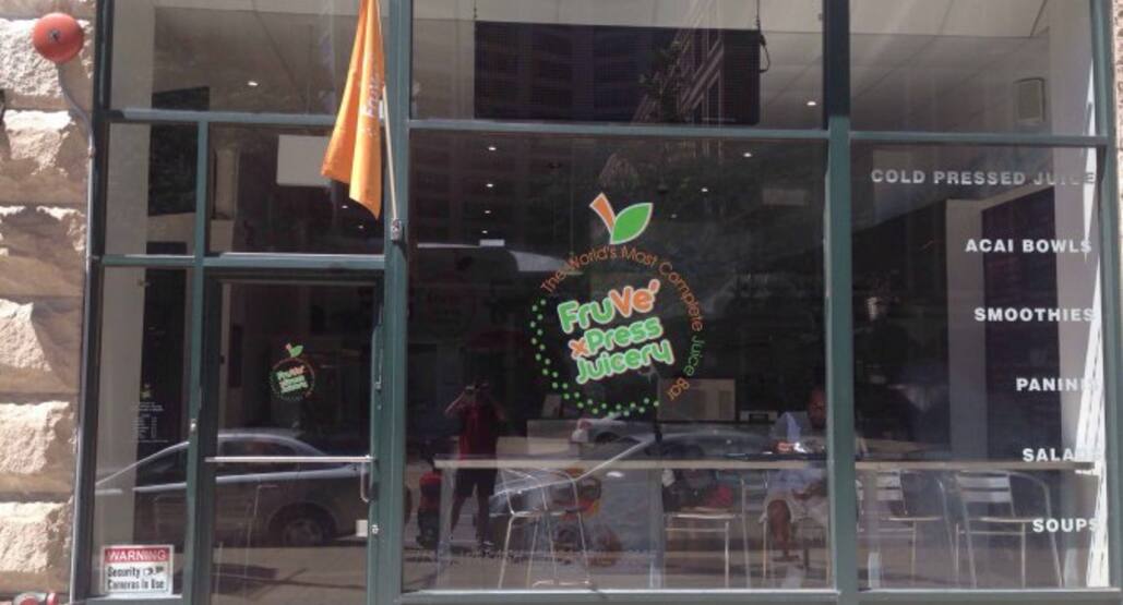 Fruve Xpress Juicery Menu Menu For Fruve Xpress Juicery Loop Chicago